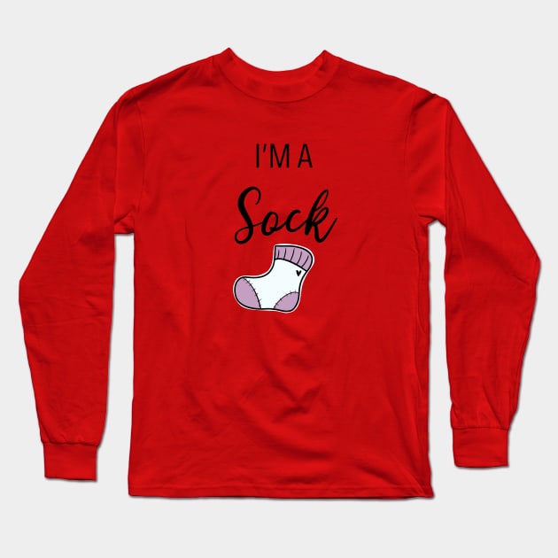 I'm a Sock Long Sleeve T-Shirt by Hallmarkies Podcast Store